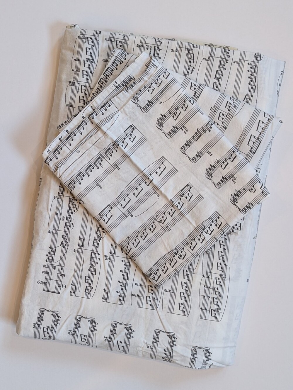 Garnet Hill Music Duvet & Shams
